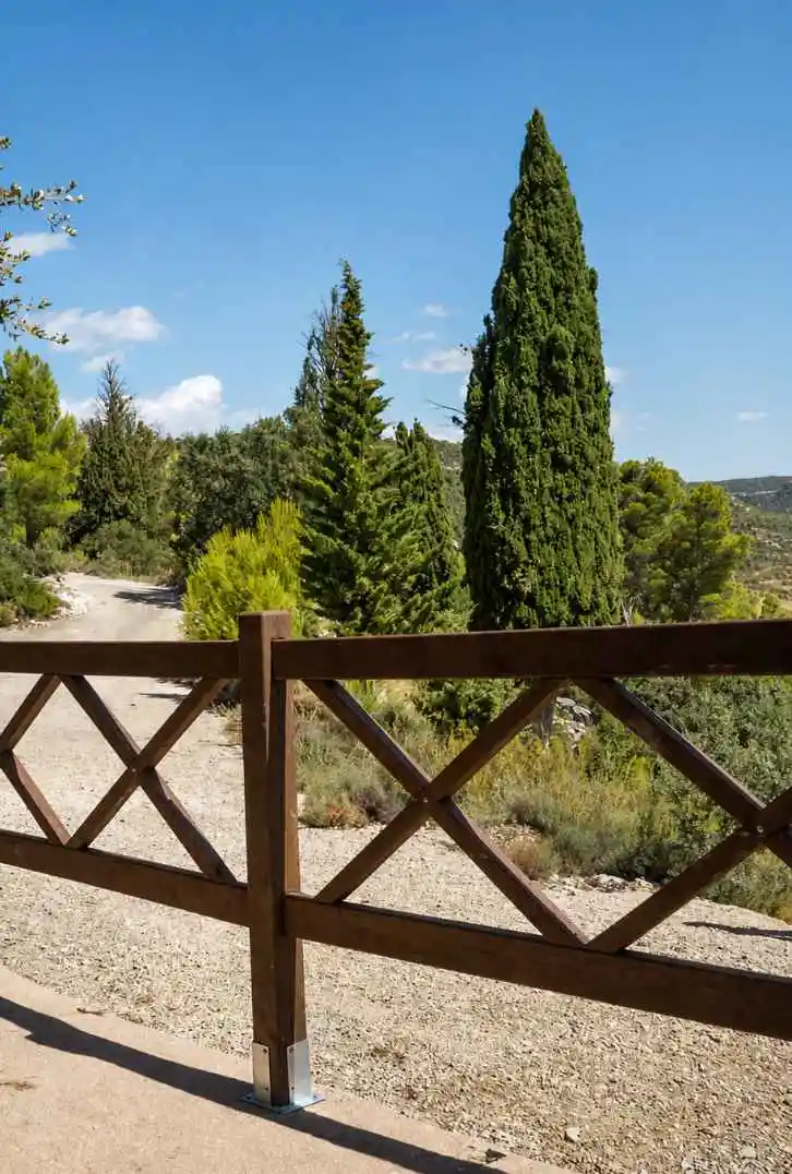 Valla en la tirolina de Fuentespalda