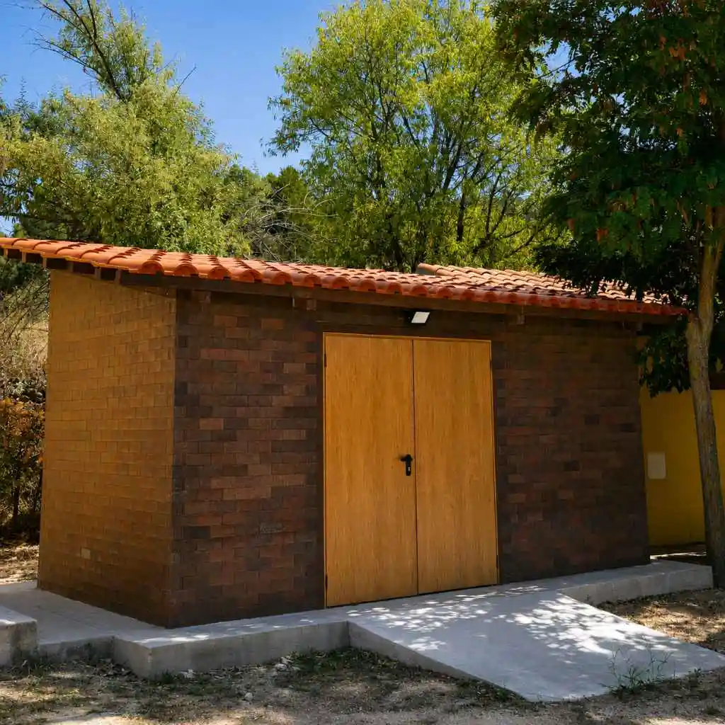 Caseta para guardar bicis